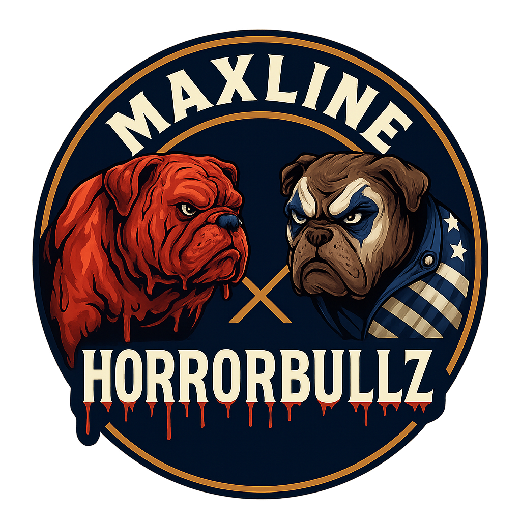 Maxline HorrorBullz - Custom Gaming Website Logo